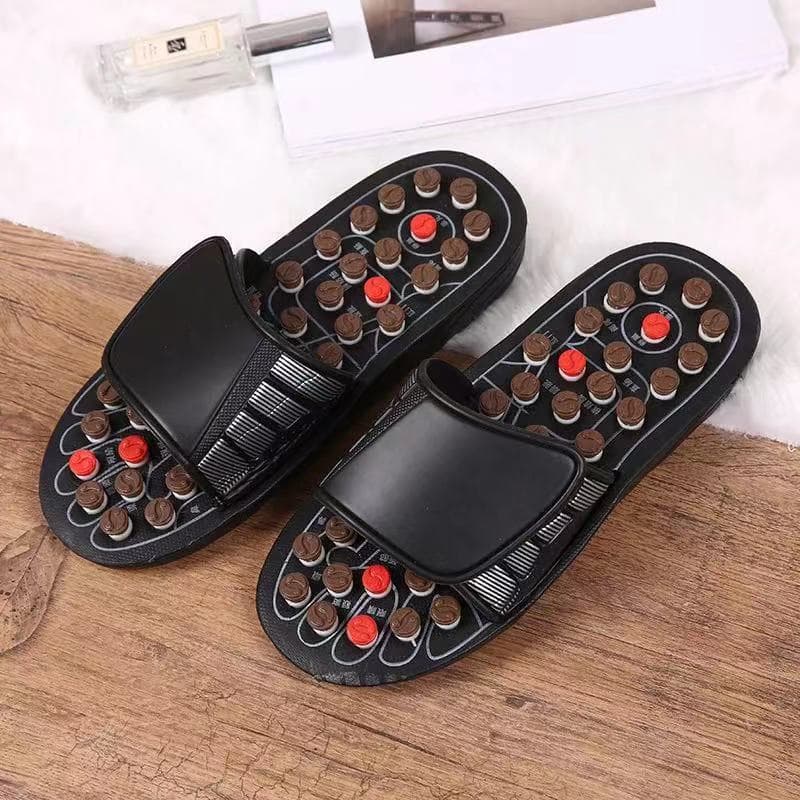 DC Brand Massage Slippers Dot Japanese Rotating Health Massage Slippers Acupoint Foot Care Slippers