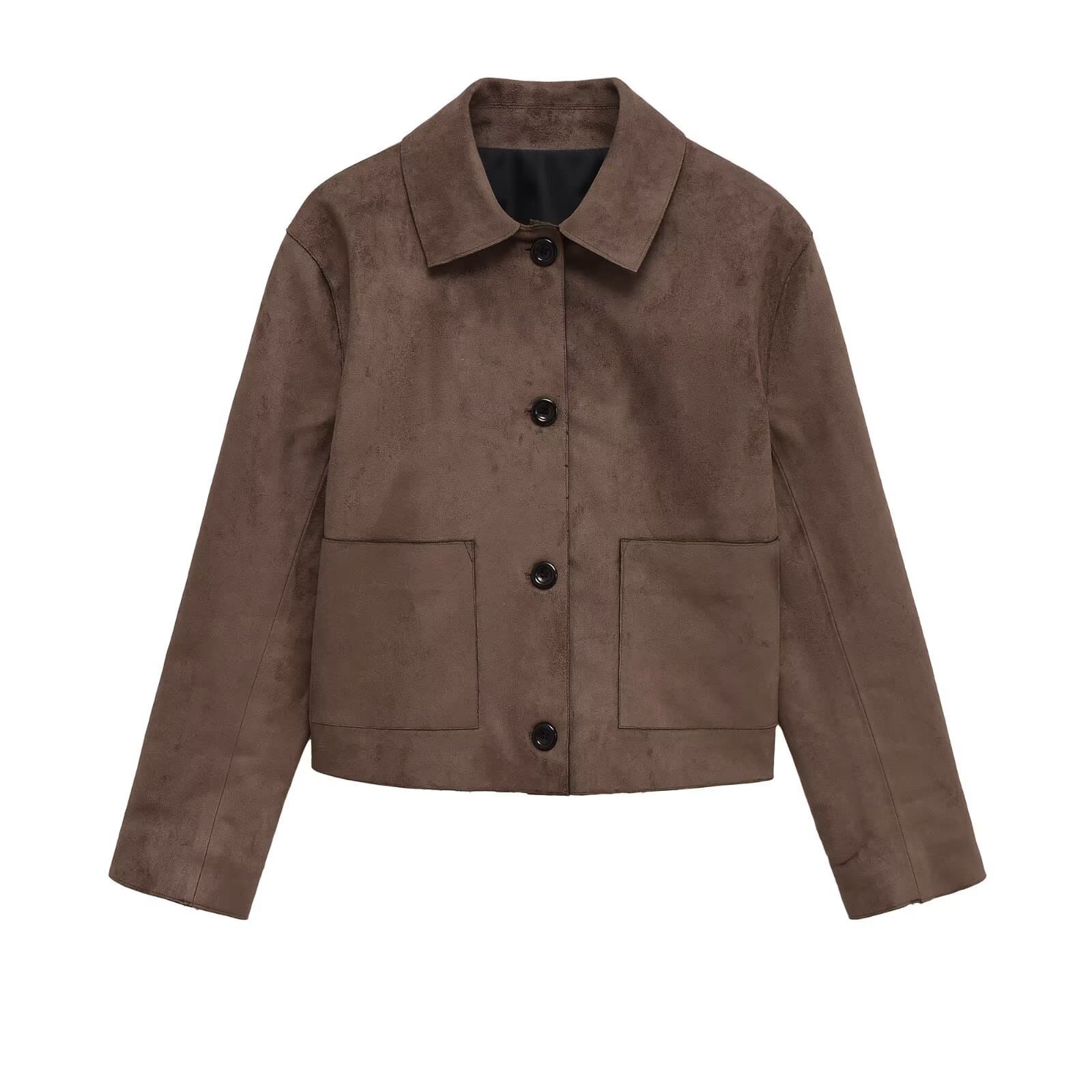 Cross-border Europe and America 2025 Fall New Women's Jacket, High-End Vintage Style, Fashionable Versatile Lapel Jacket for Women