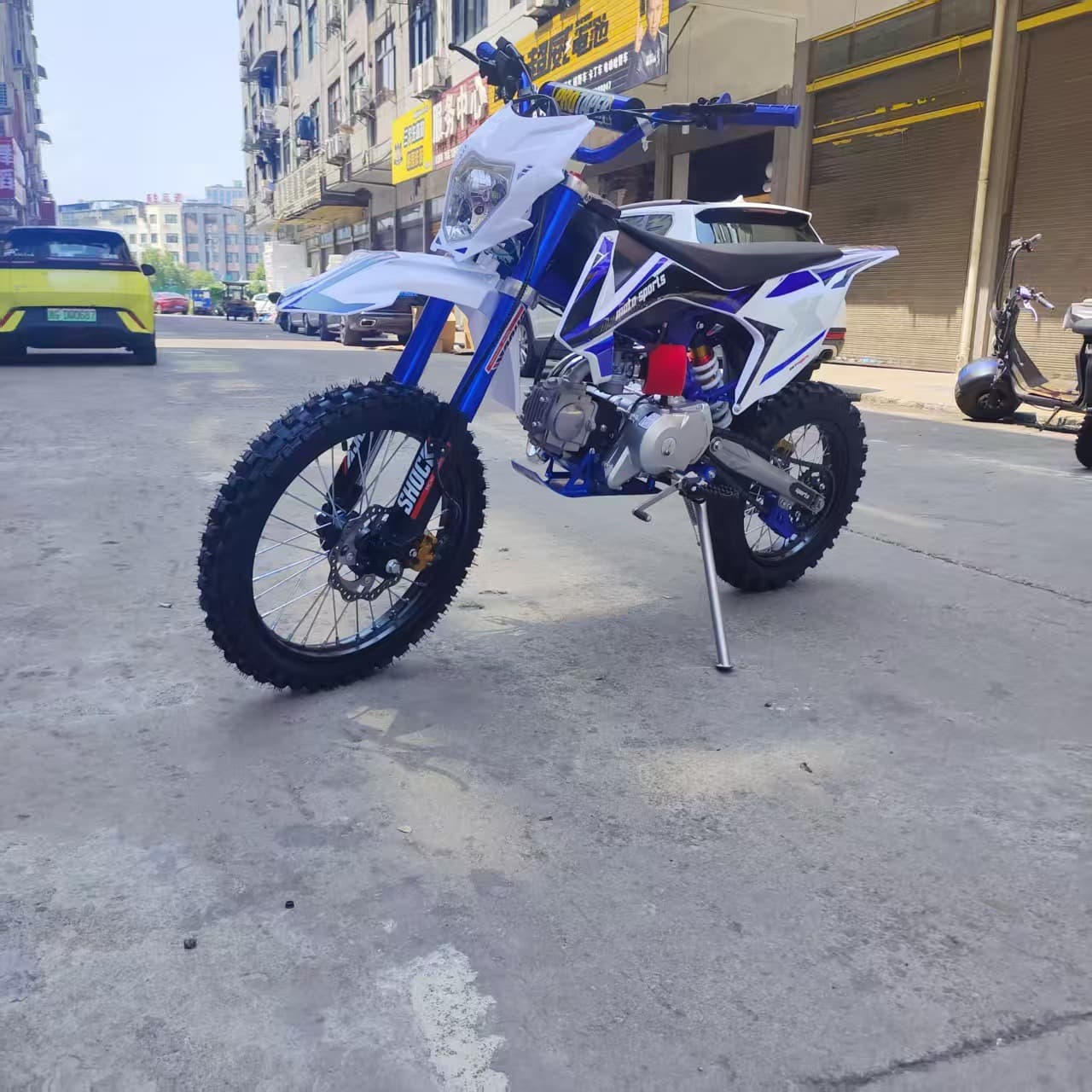 Brand New Buyun Off-Road Motorcycle Mountain Bike 125Cc High-Spec Export Version Large Off-Road Competitive Racing Motorcycle