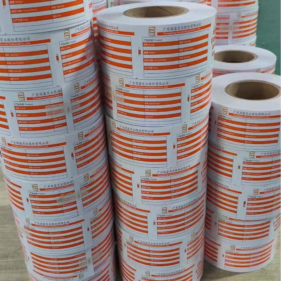 Customized barcode self-adhesive stickers, Grade A barcode labels, temperature-resistant and scratch-resistant signage stickers, custom-made by a manufacturer.
