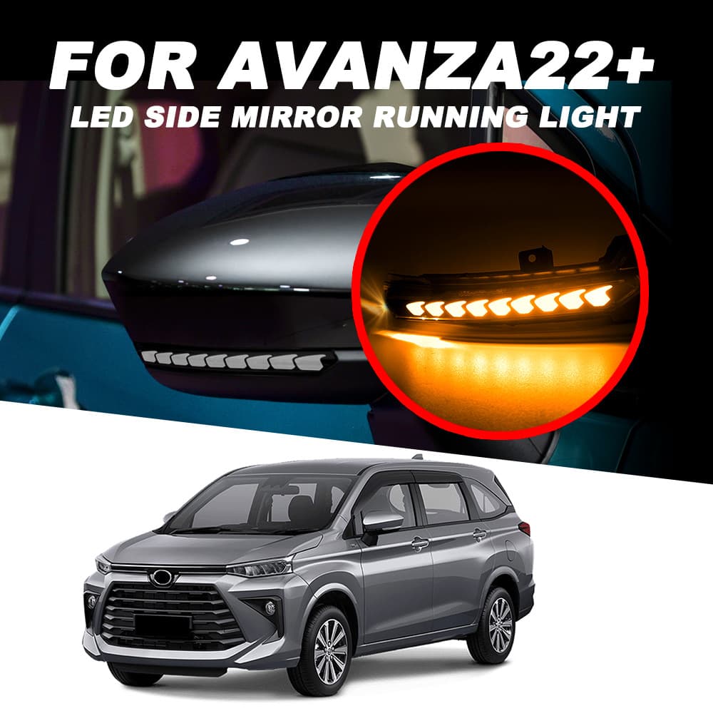 Suitable for Toyota FOR AVANZA 22 VELOZ TERIOS RUSH rearview mirror LED turn signal daytime running light