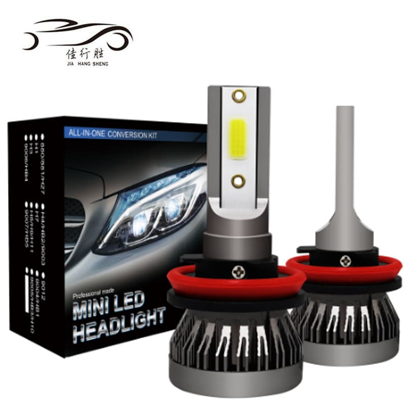 C6s2 Mini Car LED Headlights Super Bright High Power Front Headlights Retrofit LED Lighting Car Lights