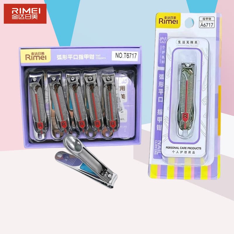 Kinda Rimi 6717 curved flat-mouth nail clippers medium household stainless steel nail clippers portable manicure tool