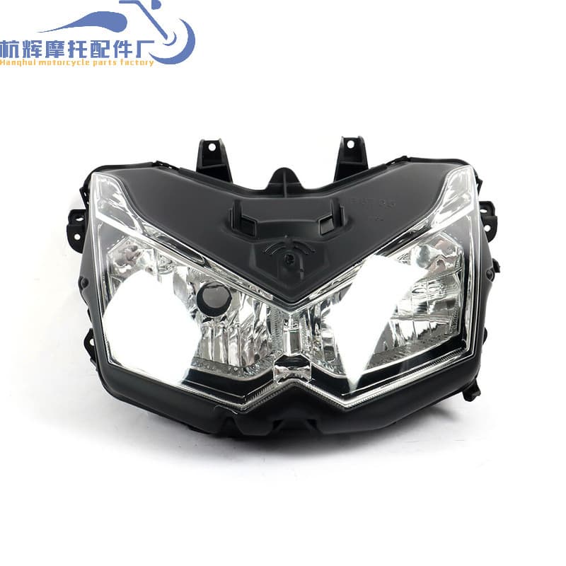 Motorcycle Headlight Assembly Compatible with Kawasaki Z1000 2010-2013 Motorcycle Front Headlight Assembly