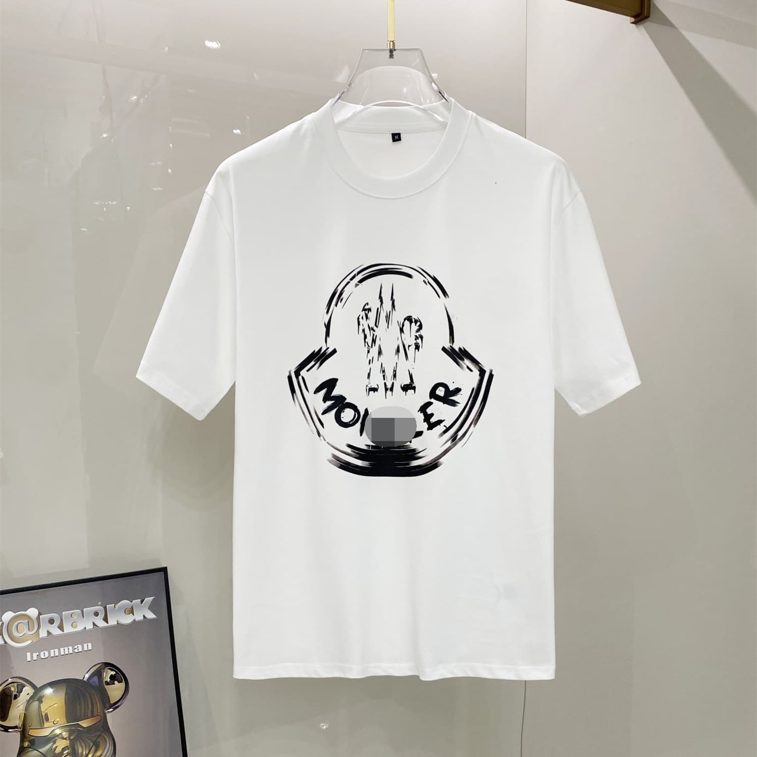 Streetwear Graffiti Letter Short-Sleeve T-Shirt for Men and Women Casual Loose Breathable Cotton Couple Half-Sleeve Brand Crew Neck