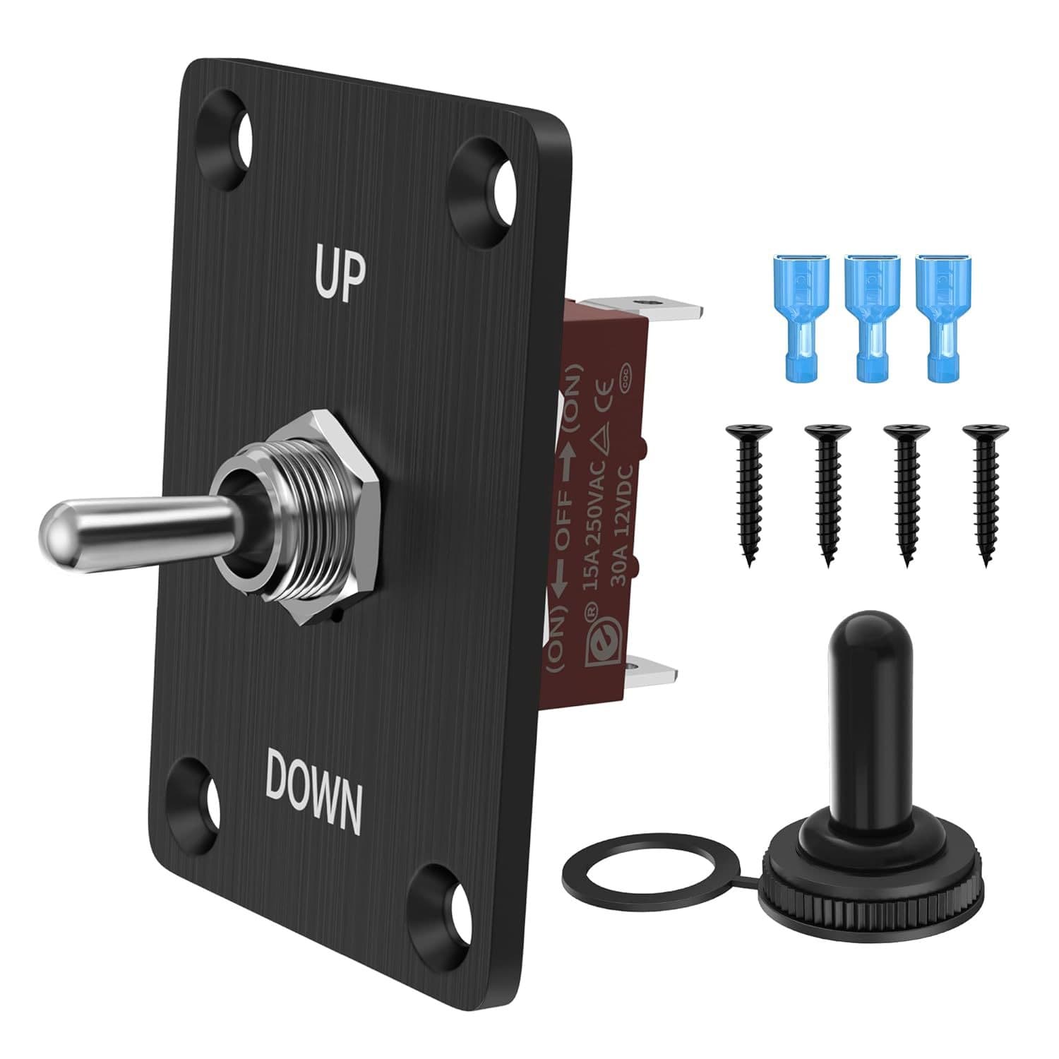 Yacht RV Modified Switch ON-OFF-ON Reset Switch Control Switch Toggle Switch Garage Door Switch
