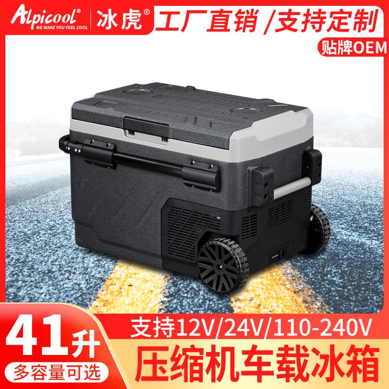 Alpicool Ice Tiger Car Refrigerator ZGW41/51/61L Compressor Cooling 12v24v Car and Home Dual Use Freezer