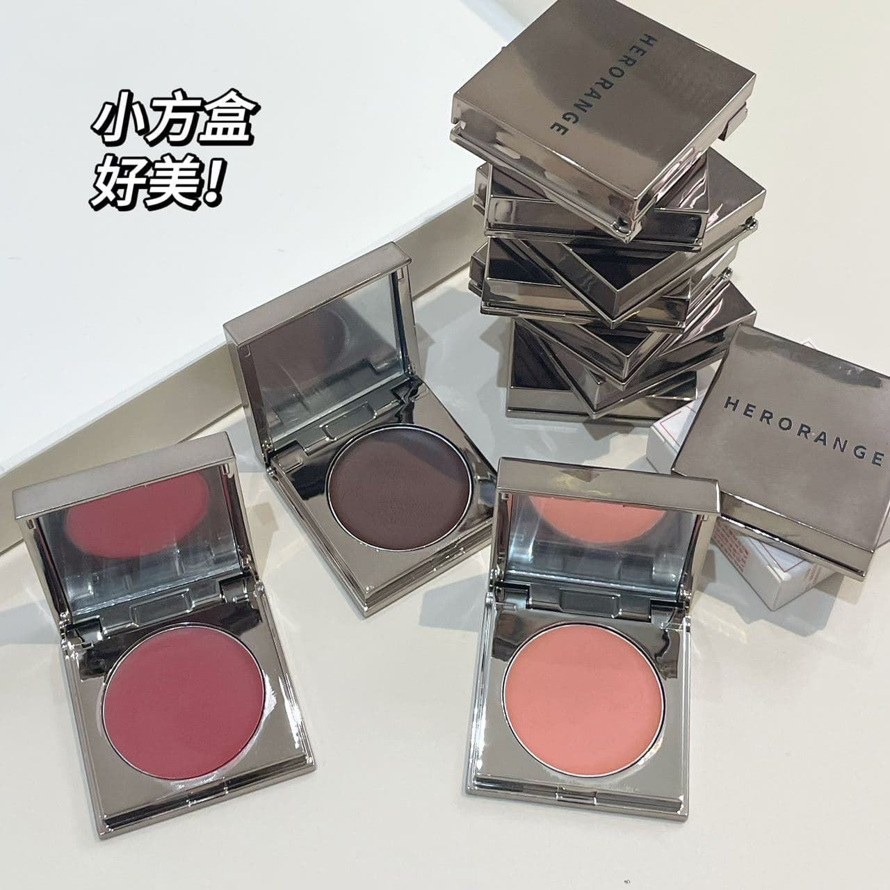 HERORANGE~Sweet Velvet Lip Mud Natural Nude Makeup Multi-use Single-color Blush Stick Brightening Affordable Influencer Style
