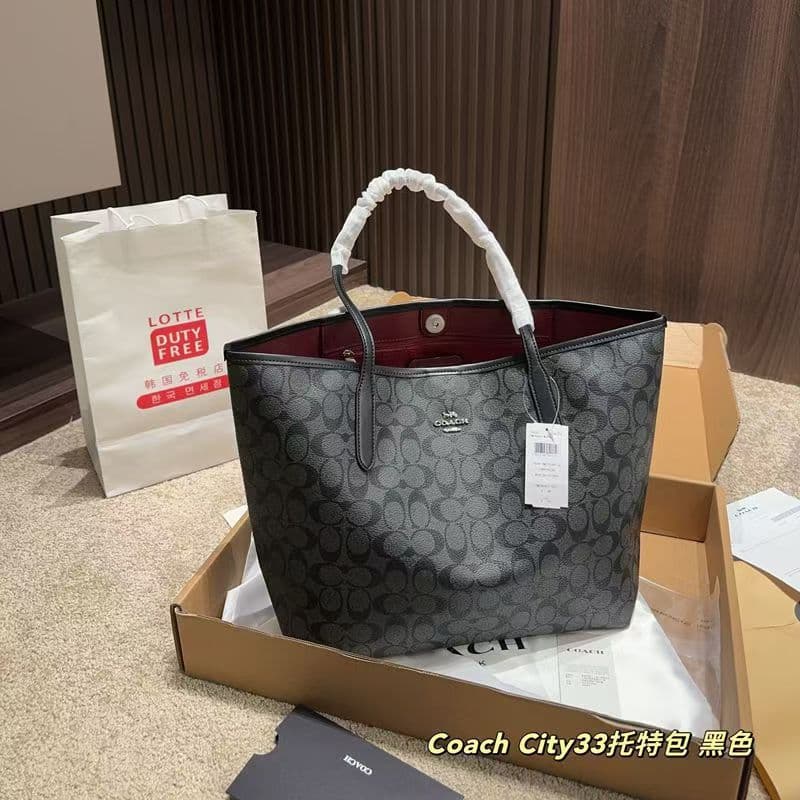 Koujia City33 Tote Bag Printed Large Capacity Mom Fashion Versatile Shopping Bag Shoulder Bag Handbag Women's Bag