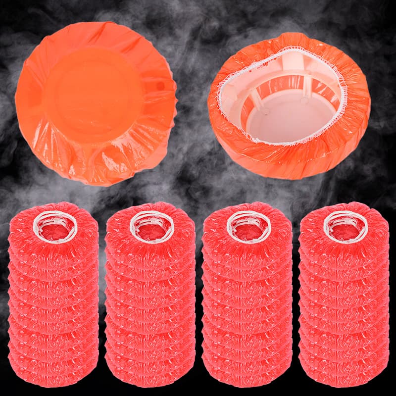 Smoke detector protective cover: colorful disposable dust cover, protective renovation shell cover, elastic plastic moisture-proof shield