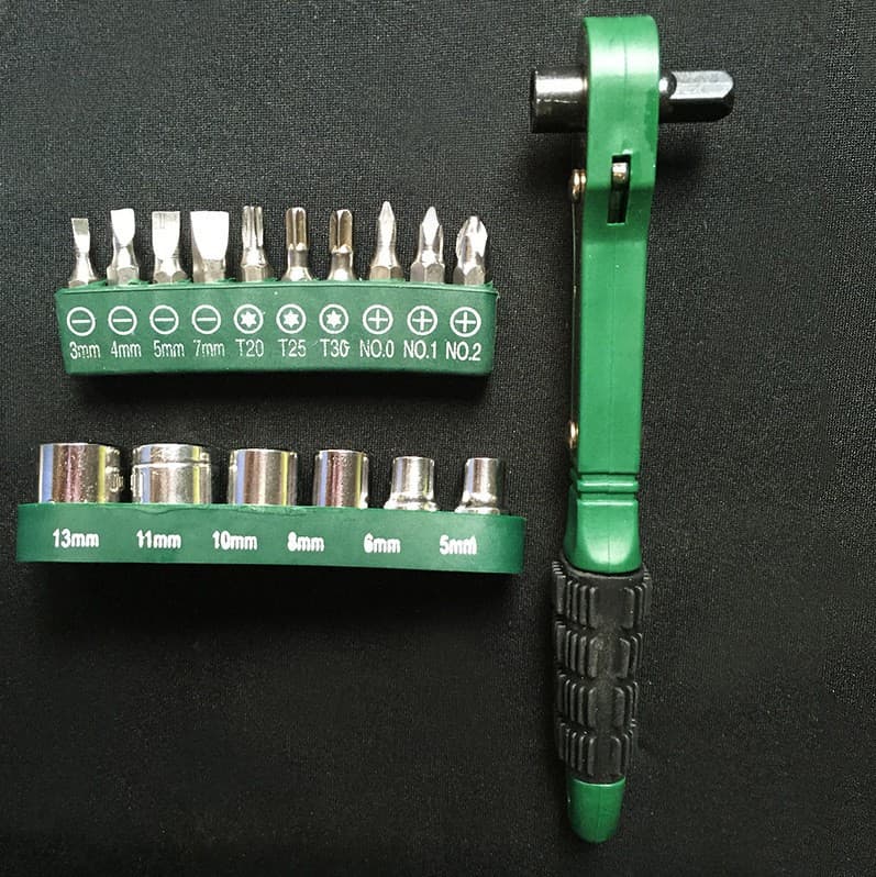 Mechanical Repair Combination Tool Universal Socket Wrench Hex Socket Set