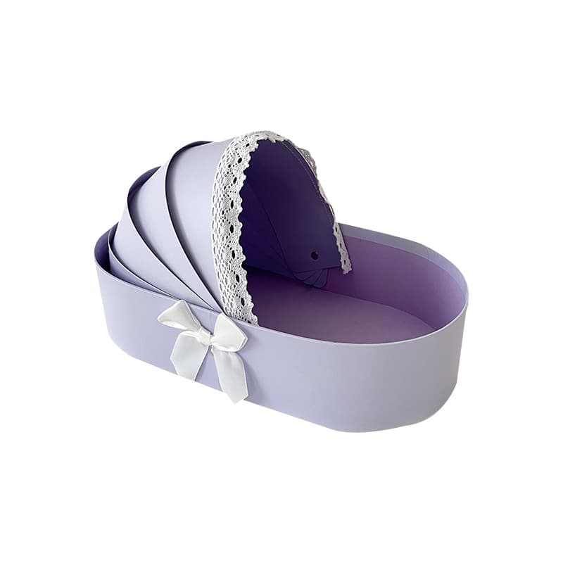 Xinsheng Floral Cradle Gift Box Creative Fresh Flower Arrangement Packaging DIY Floral Basket Fruit Packaging