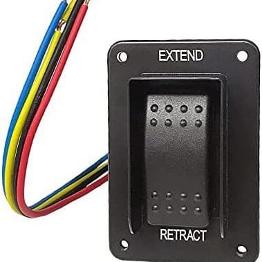387874 Power Stabilizer Switch RV Jack Switch with 12V Extension and Retraction Stabilizer