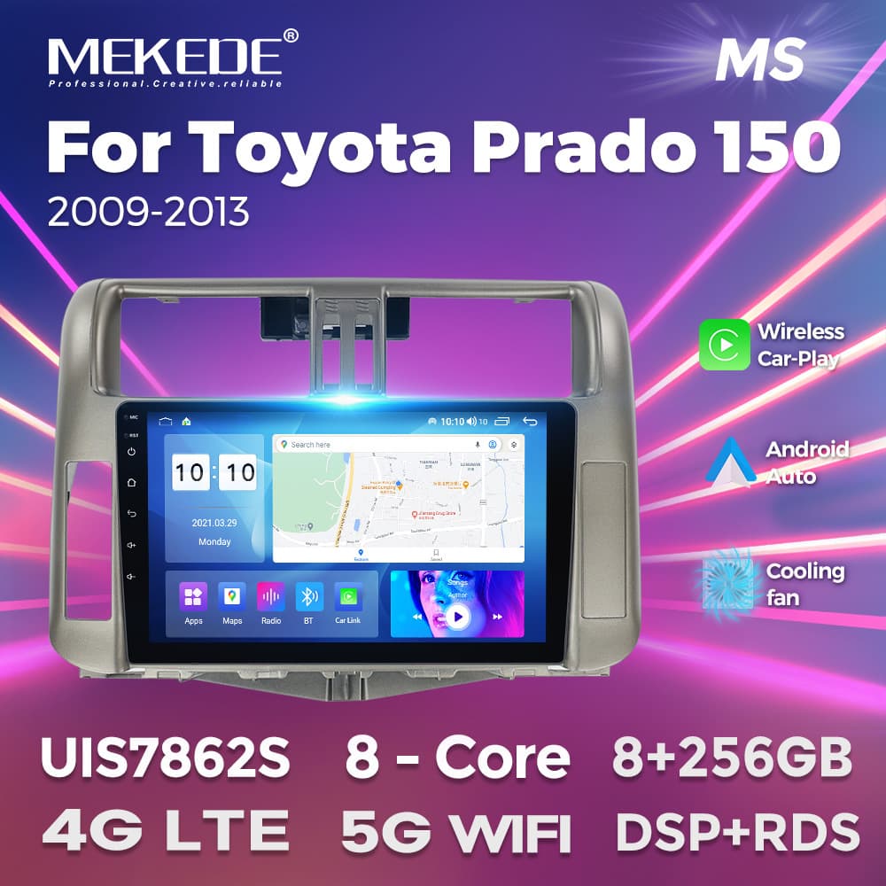For Toyota Prado 150 2010-2013 Android Car Navigation