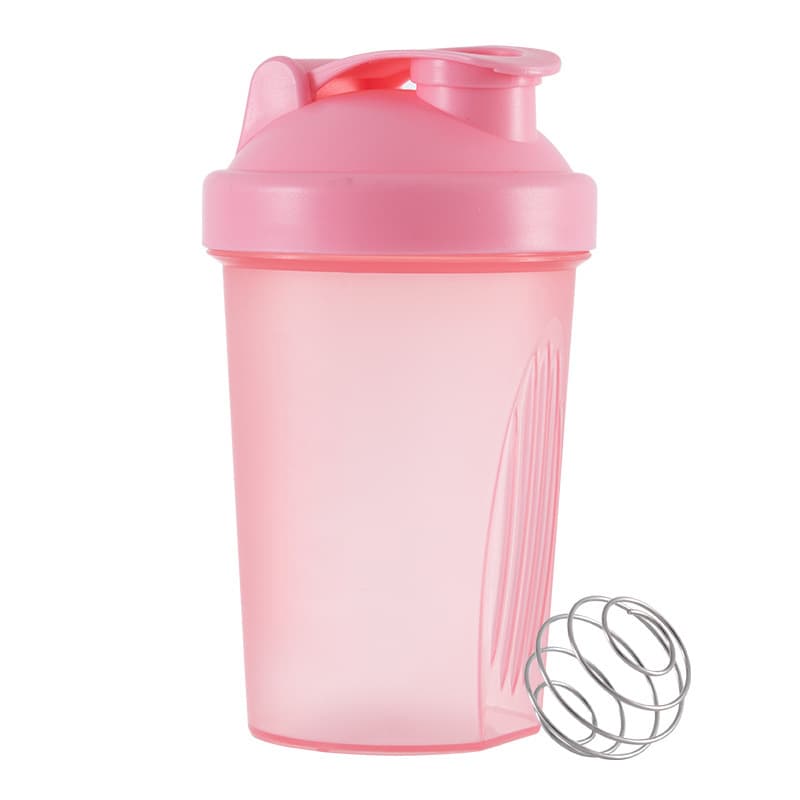 In Stock Premium Shaker Protein Powder Sports Water Bottle with Mixing Ball, 400ml, Full Color Printed Logo