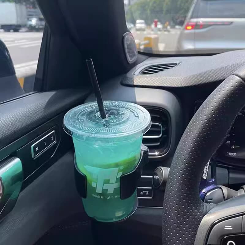 Bubble Tea Car Cup Holder, Beverage Tray, Air Vent Mount with Ashtray Fixing Base
