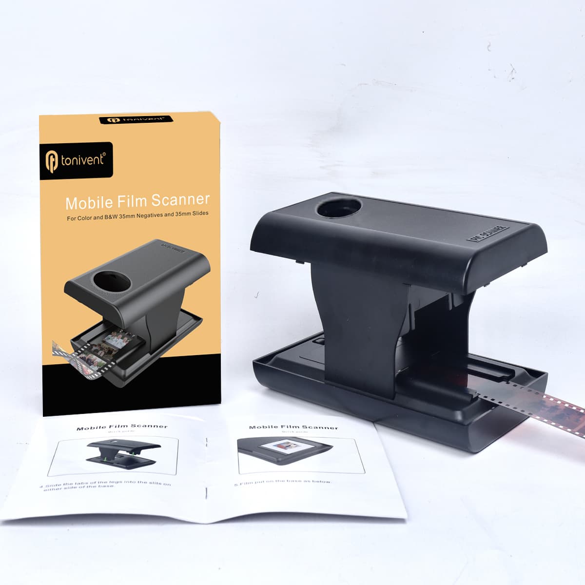 Ton169 Mobile Phone Film Scanner Supports 35/135mm Film/Slideshow/Smartphone Scanner