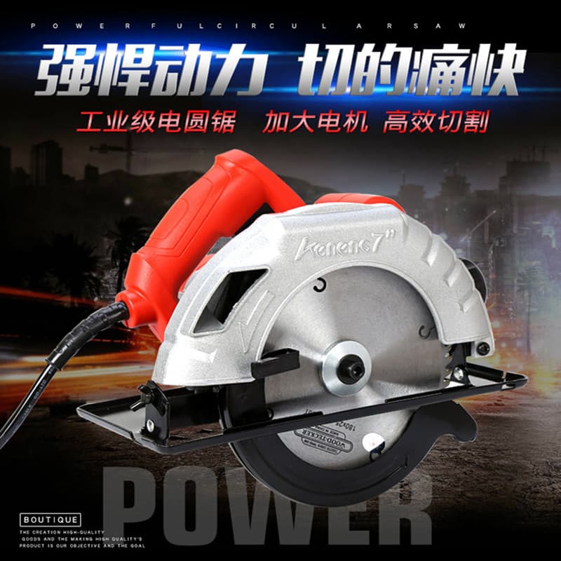 Woodworking Electric Circular Saw 7-inch 9-inch 10-inch All-Copper Household Handheld Electric Saw Cutting Machine Inverted Electric Disc Saw Table Saw