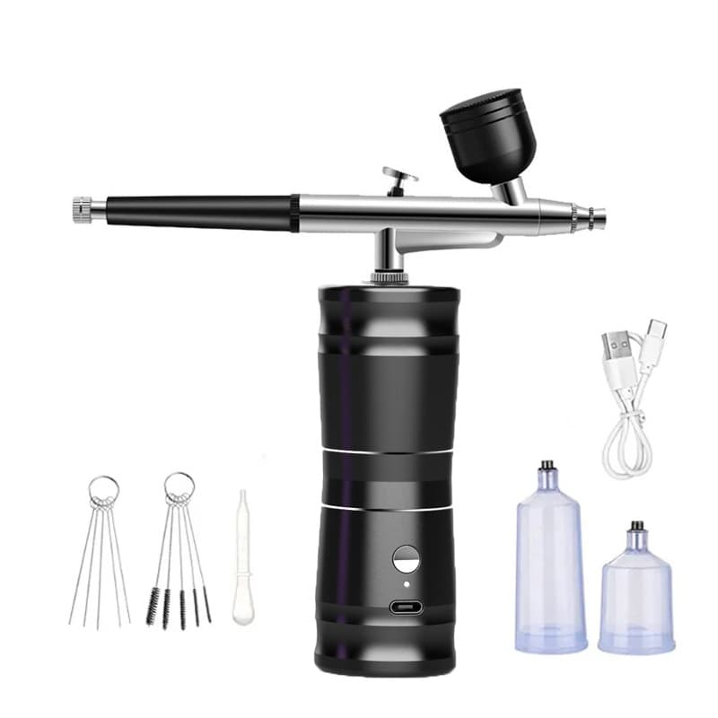Cross-border New Oxygen Infusion Device Home High-pressure Nano Spray for Foreign Trade Oxygen Nail Art Airbrush Graffiti Painting Pen