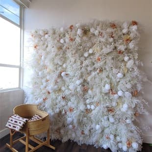 Artificial Flower Decoration Wall Background Wedding Props Window Display Background Artificial Flower Wall