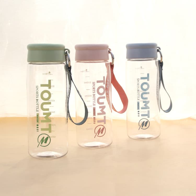 High-Aesthetic Large Capacity Unisex Viral Water Bottle, Student Travel Mug, Plastic Sports Water Bottle