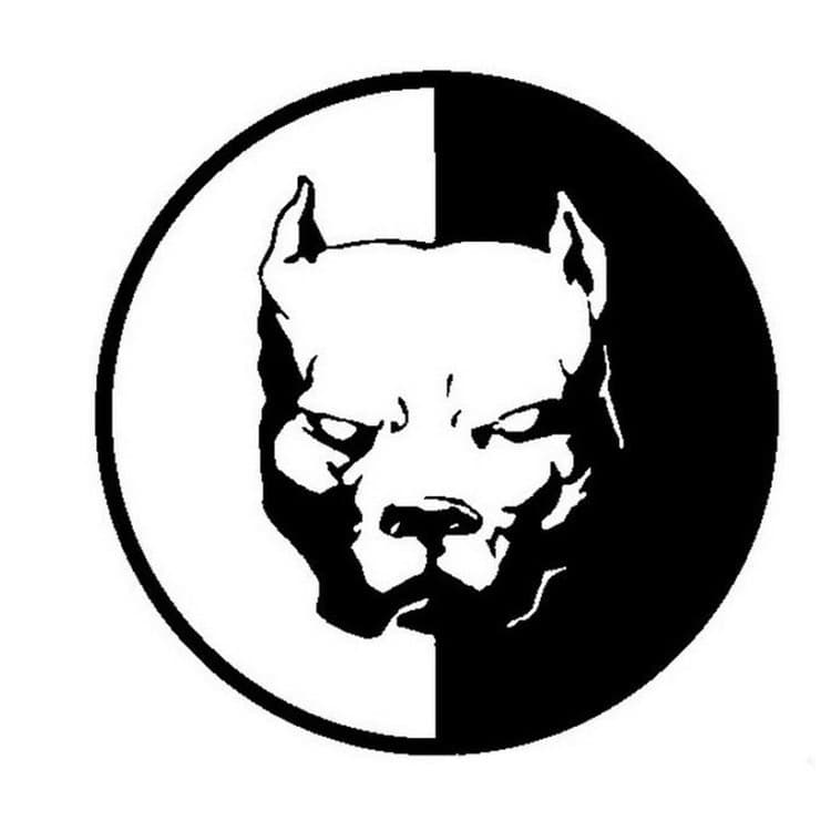 Popular Bulldog Reflective Sticker Pitbull Super Hero Dog Superhero Dog Car Sticker Direct Supply
