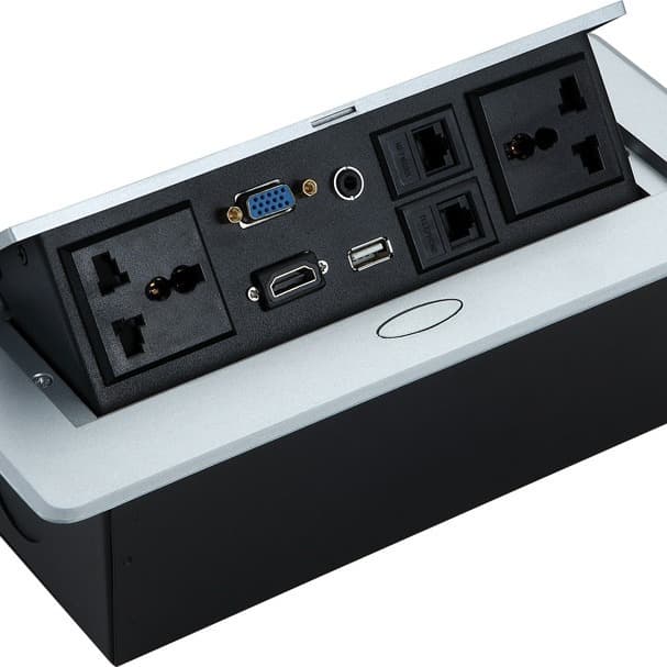 Office desktop socket - embedded pop-up multifunctional desktop outlet (TQ Series)