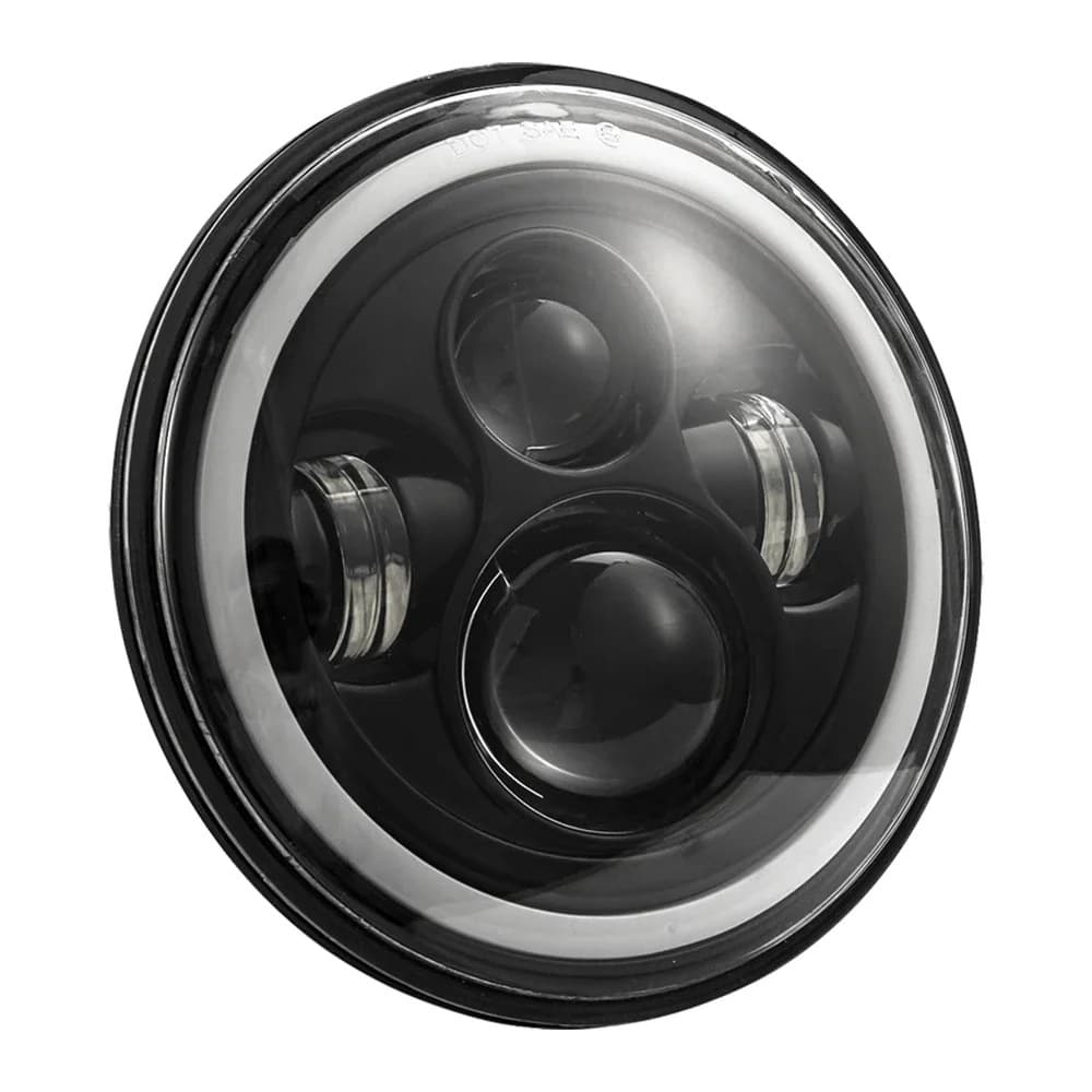 Popular 7inch Wrangler Headlight with 4-Bead Full-Circle Aperture Harley Motorcycle Headlight 7inch Modified LED Light
