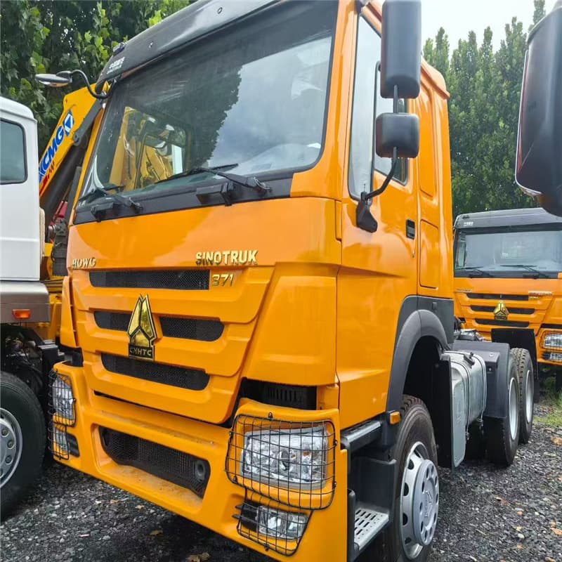 Export to Africa used tractor head semi-trailer tractor head 371HP Howo semi-trailer head