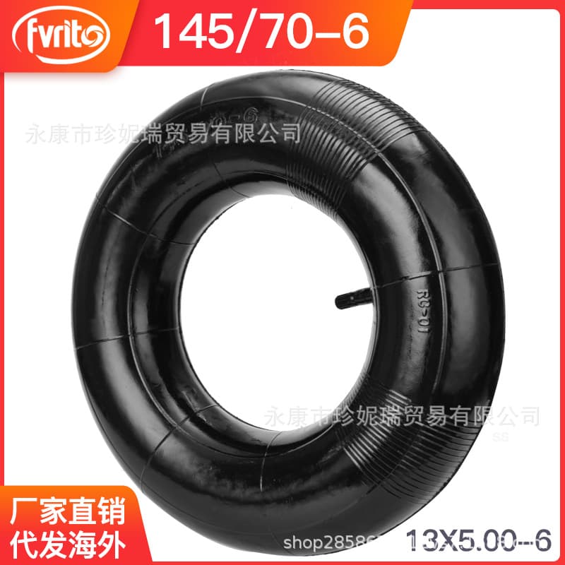 6 inch ATV carding ATV snowplow mower accessories natural rubber 145/70-6 straight mouth inner tube TR13