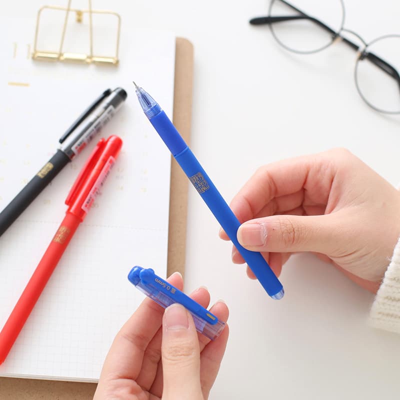 Wholesale Confucius Temple Blessing Gel Pen 0.5mm Full Needle Tube Black Ink Pen for Students Exam Pen A4801 Wholesale