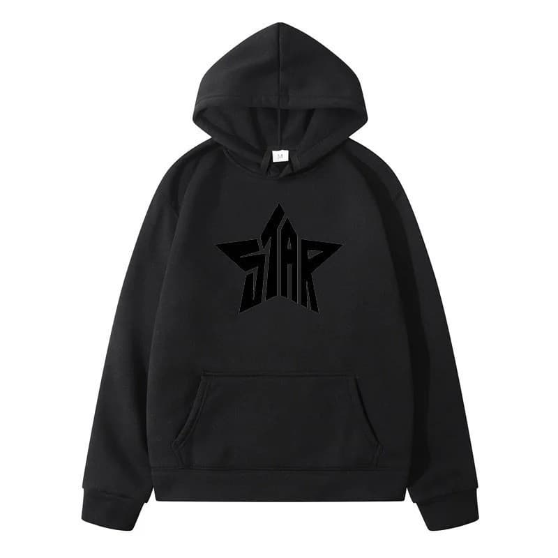 STAR men's sports sweatshirts, fashionable and casual Y2K sweatshirts, men's and women's clothing, Harajuku new anime sweatshirts