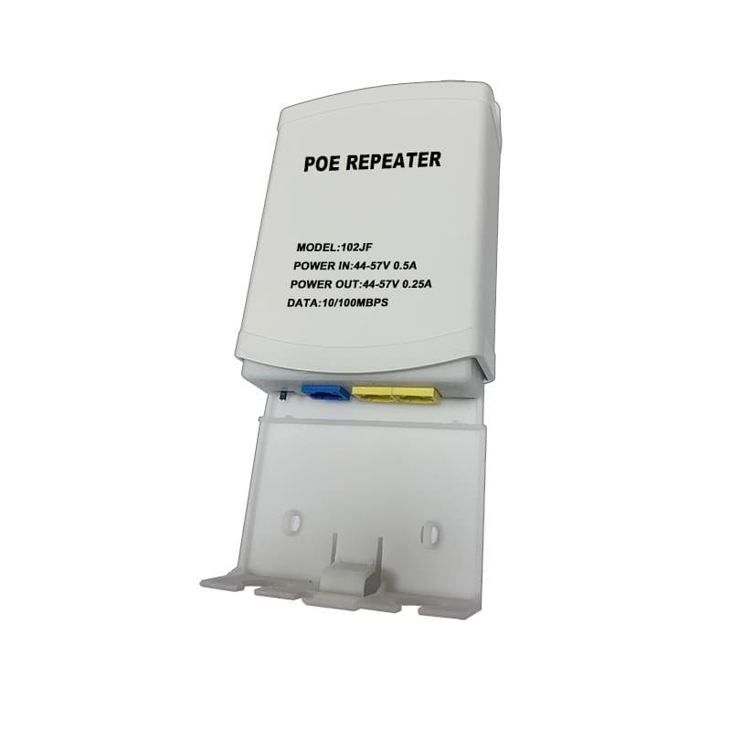 Wall-Mounted Standard POE Cascade Device POE Repeater Passive Network Extender 250m Extension POE 48V