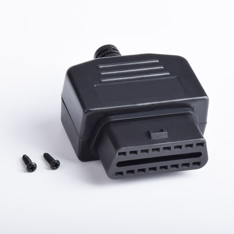 Wholesale Car OBD2 Female Diagnostic Connector OBD Plug OBD2 Housing Assembly Rear Exit