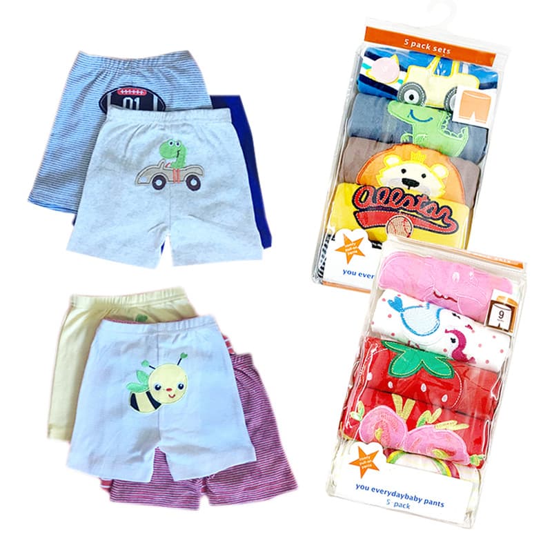 Factory Wholesale Newborn Baby Pants Cartoon Big PP Pants Infant Shorts Summer Style Baby Clothes