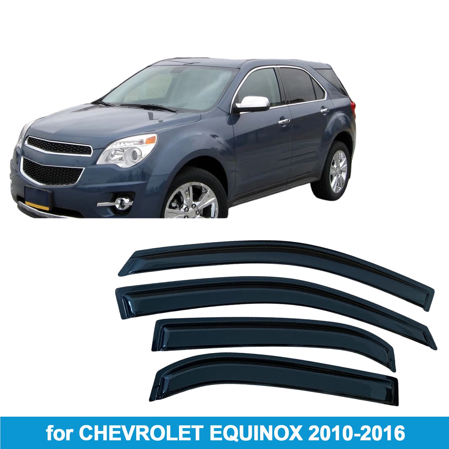 Suitable for Chevrolet Chevrolet Equinox 2010-2016 rain and shine shield side window deflector rain eyebrow