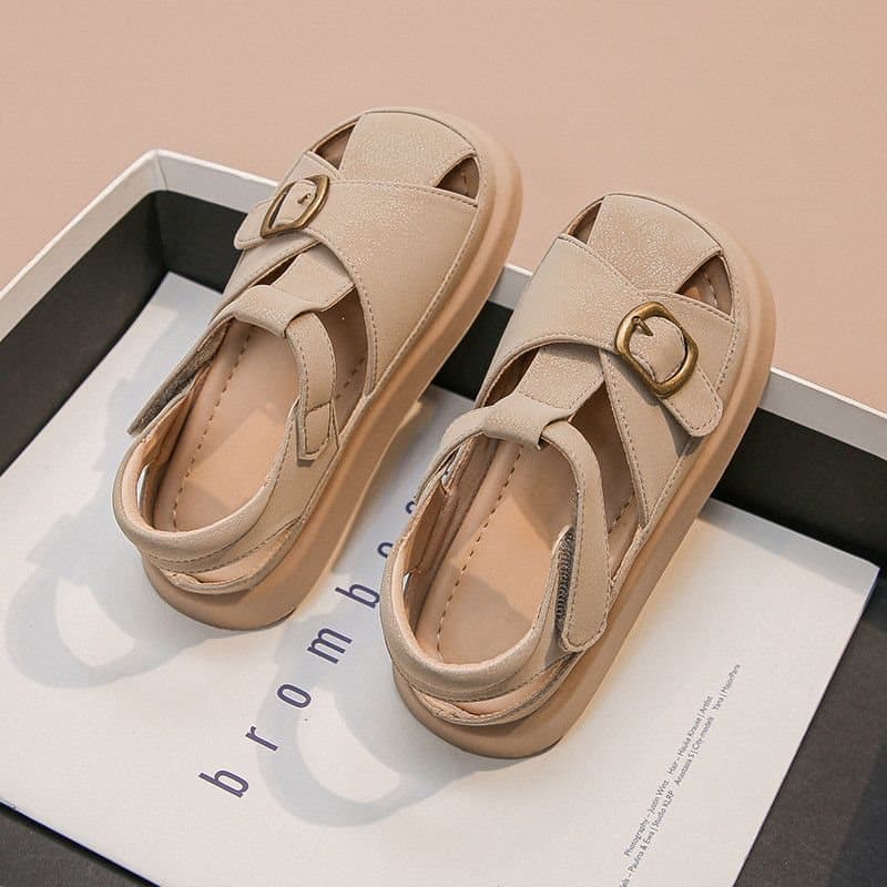 Girls Sandals Summer 2026 New Popular Children's Princess Shoes Girls Baotou Sandals Soft Sole Summer Shoes Casual