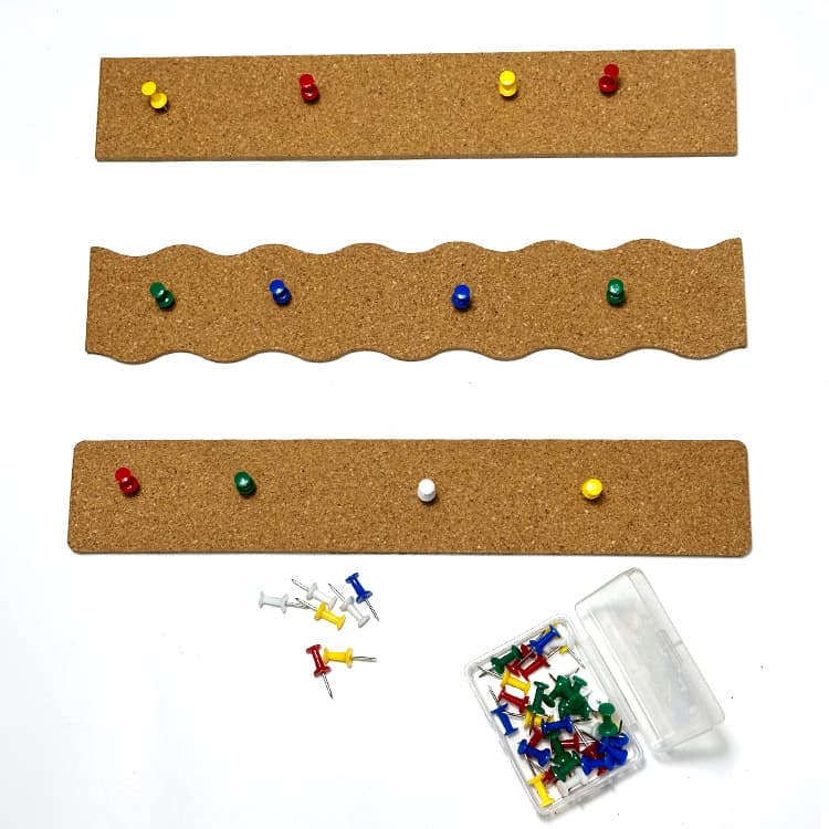 Self-Adhesive Cork Strip 30*5cm In-Stock Backed Cork Bar Bulletin Borderless Cork Photo Wall Sticker Cross-Border Item