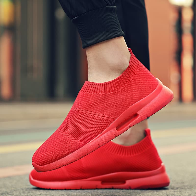Men's Breathable Mesh Socks Slip-on Casual Trendy Sports Shoes Korean Style Student Version Flat Skate Shoes For Men