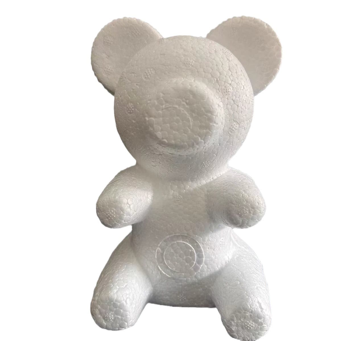 19cm foam bear mold/white polystyrene rose mold, creative toy wholesale