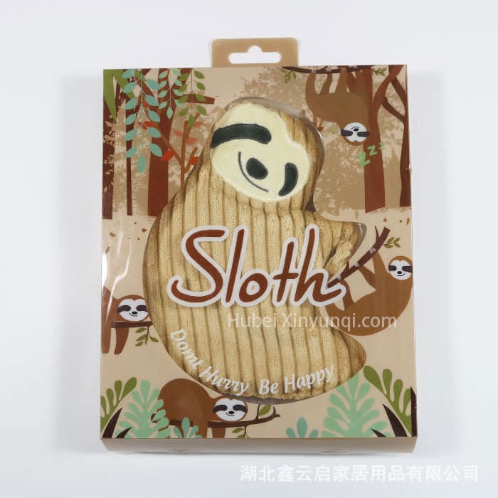 Cross-border Microwave Heating Hot Compress Pack Mineral Beads Clay Beads Sloth Heating Pack Custom Hot Compress Pack Factory Wholesale