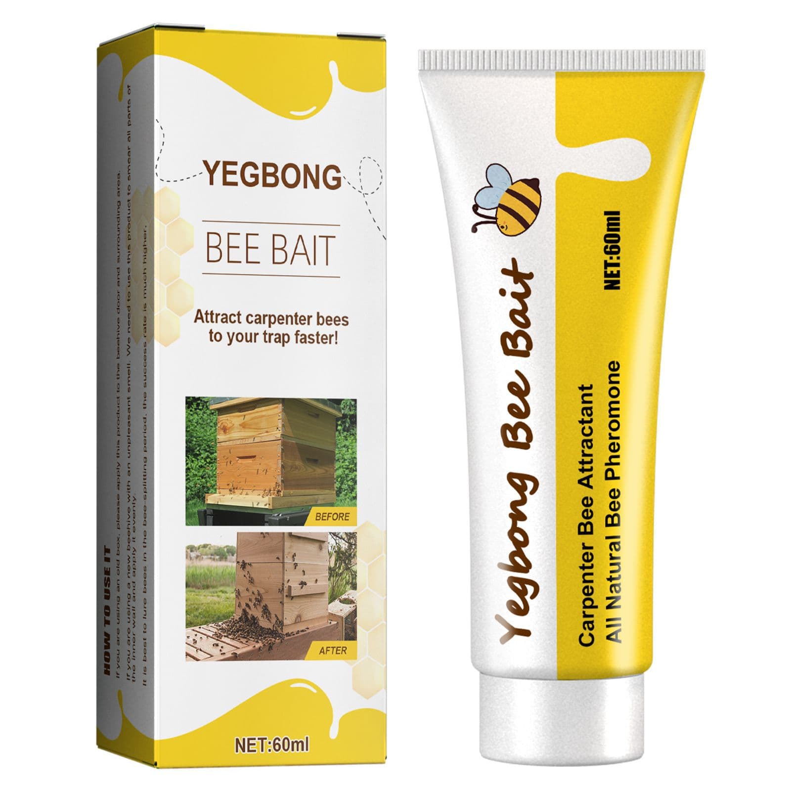 Yegbong bee attractant bee attractant melon orchard adhesive needle luring bee breeding tools