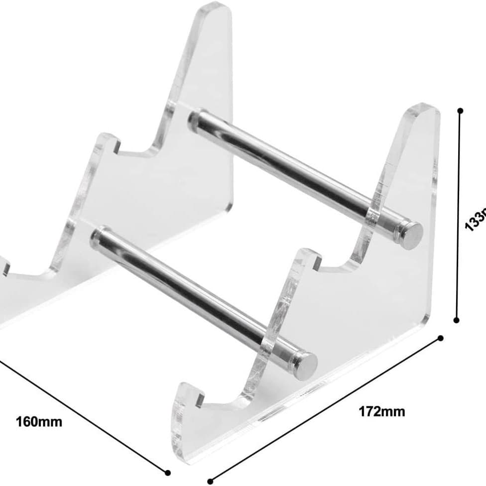 Detachable Transparent Acrylic Keyboard Stand Transparent Desktop Tray Raised Tilted Computer Keyboard Holder