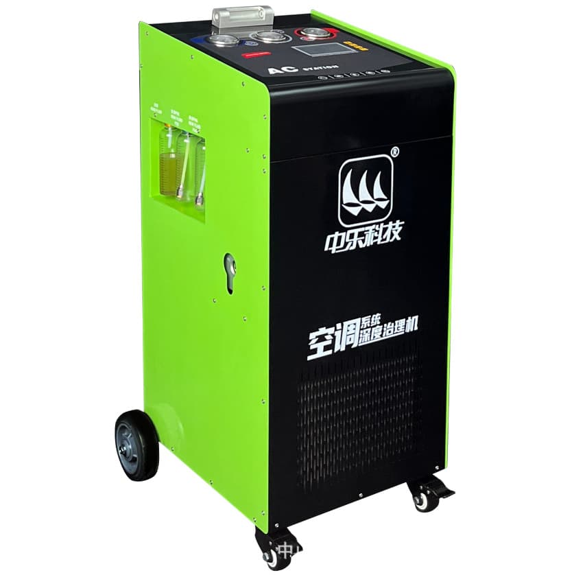 New Energy Vehicle AC Refrigerant Recovery and Recharge Machine, Non-Dismantle Cycle Flush Cleaning Equipment, Refrigerant R134a Freon