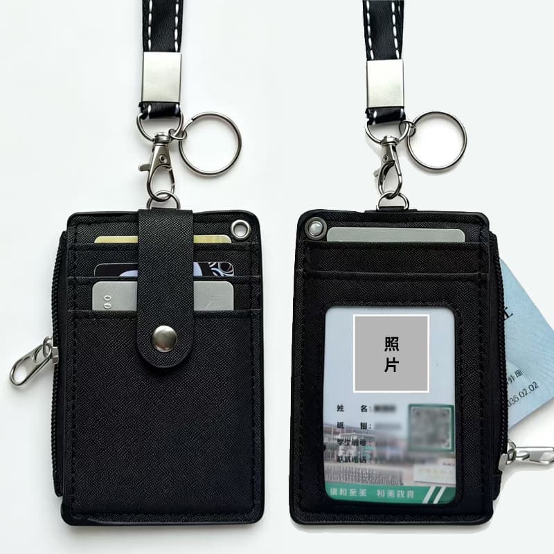 Cute Student Campus Multi-card Bus Card Lanyard Card Holder Access Control Student Protective Cover Meal Coin Purse