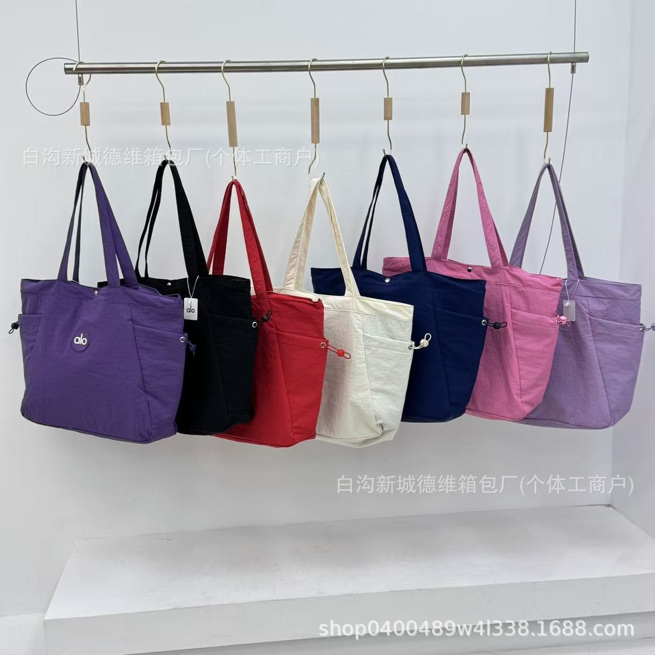 Solid Color Drawstring Casual Large Capacity Zipper Shoulder Bag New Fashion Trendy Commuter Tutoring Crossbody Women's Bags