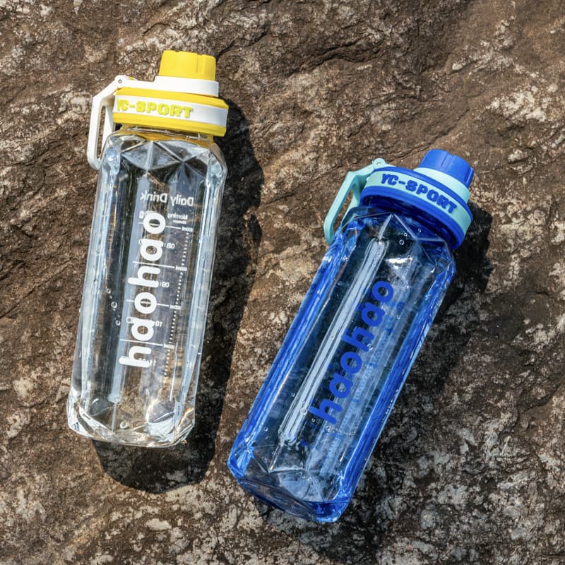 Women's High-Capacity Aesthetic Student Portable Water Bottle Cute Plastic Cup Wholesale