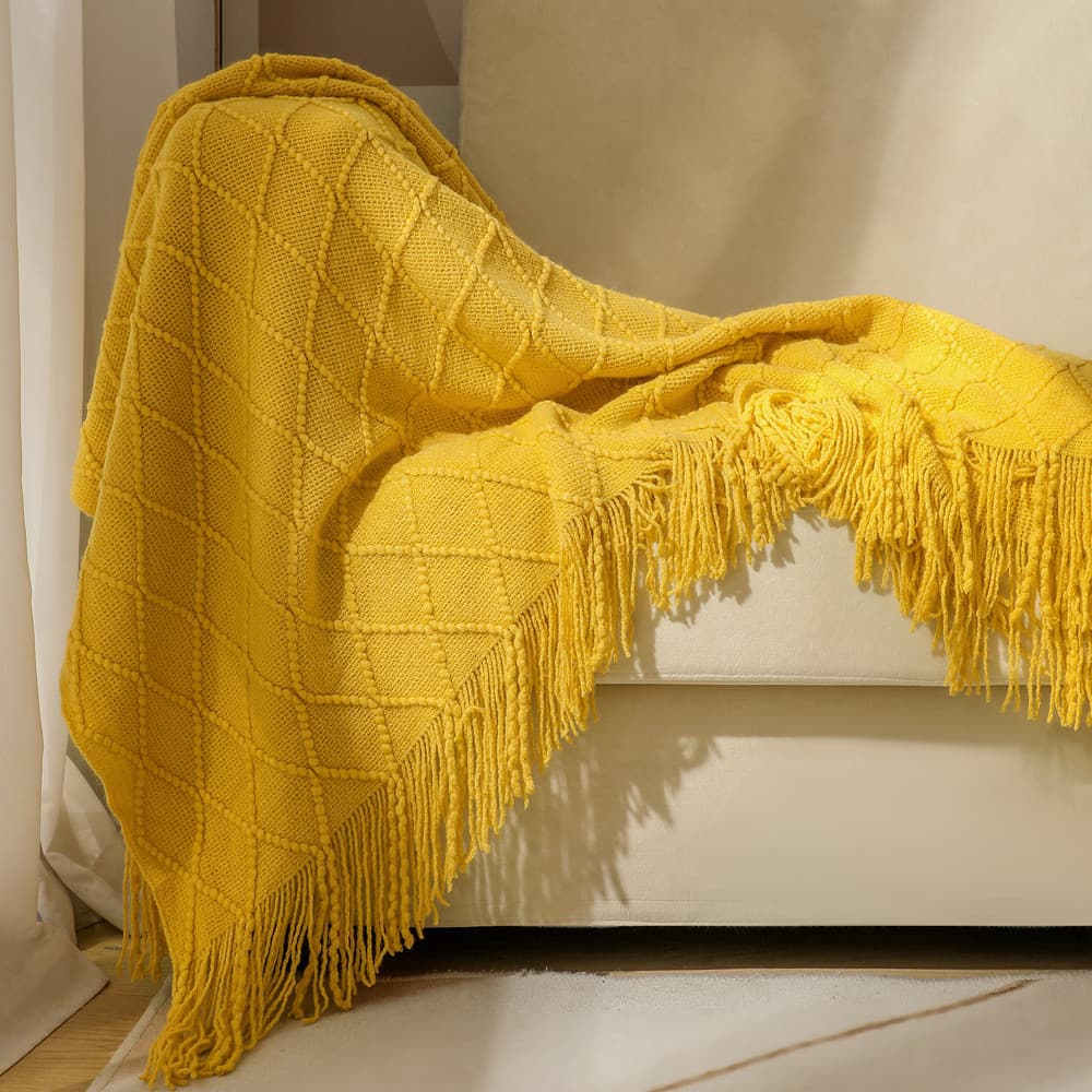 Knitted Blanket Sofa Throw Blanket Nordic Blanket Office Air Conditioning Blanket Bed End Cover Nap Blanket Small Blanket Wholesale