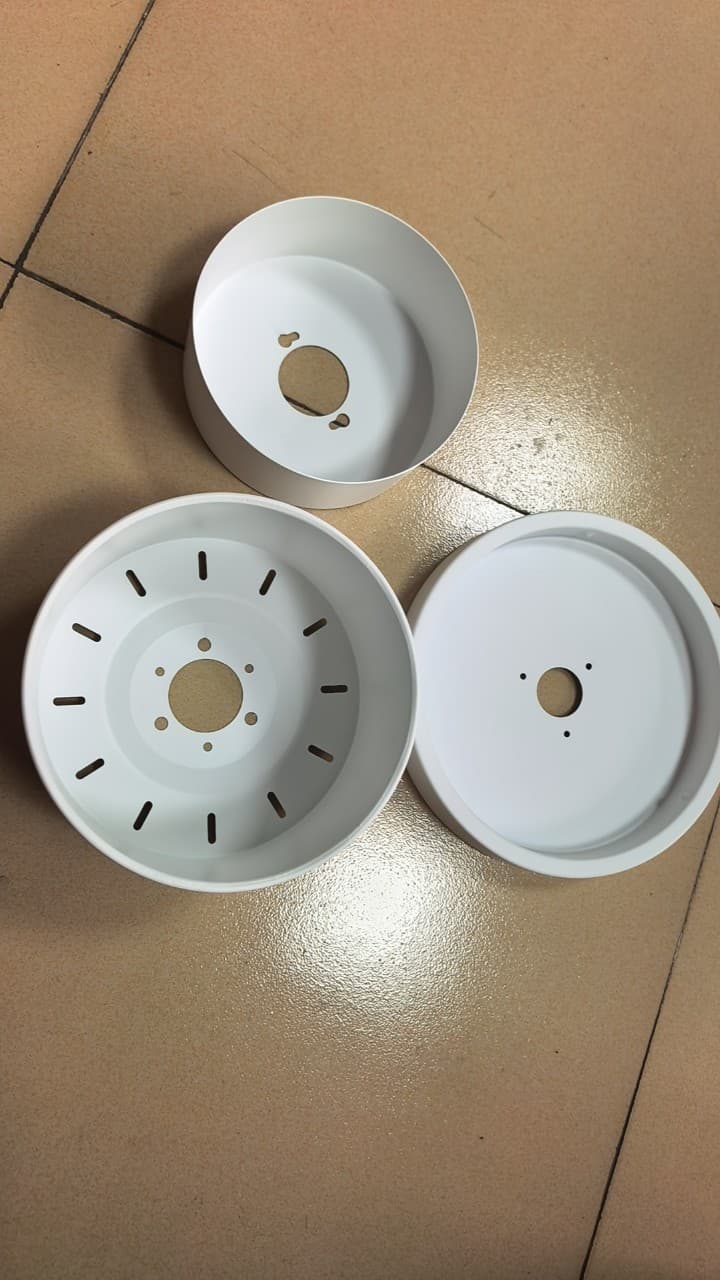 Machined Fan Light Motor Housing Ceiling Light Ceiling Fan Housing Household Fan Housing Upper and Lower Covers Hardware Accessories