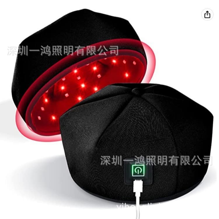 Shenzhen factory cross-border e-commerce red light infrared hat, infrared heating hat, red light heating hat, LED red light hat